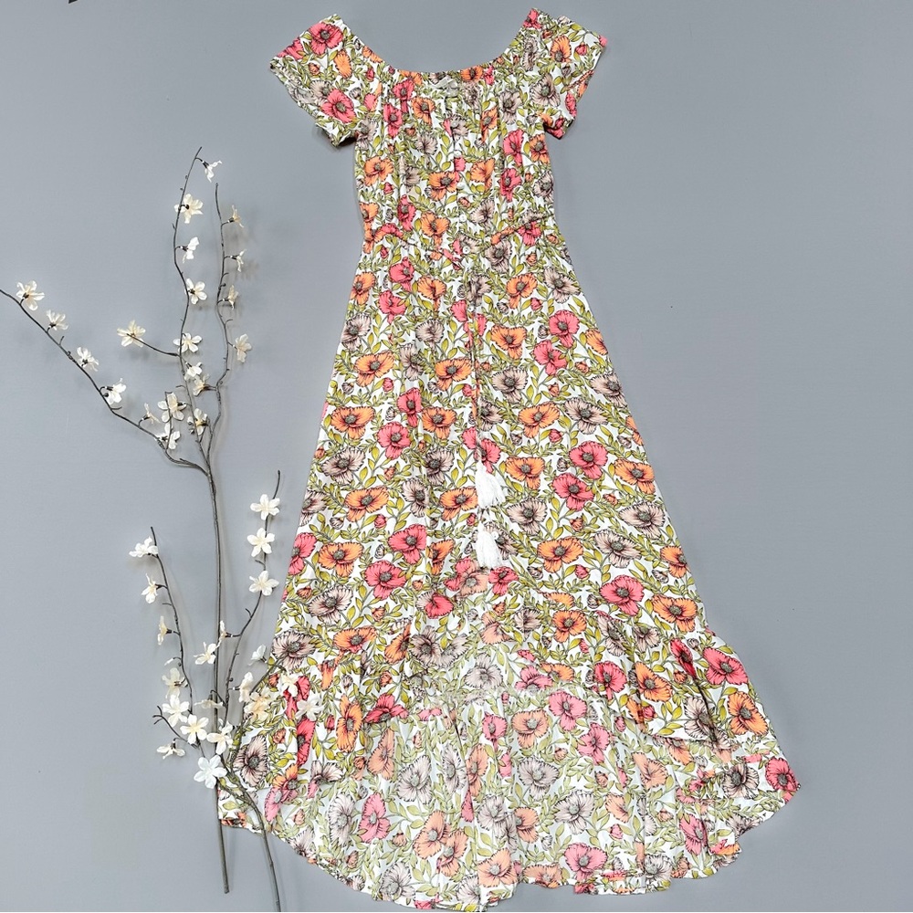 Anthropologie Abel the Label floral off shoulder midi maxi dress, S. - Picture 3 of 14